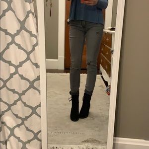 Wedge lace up bootie